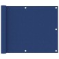 vidaXL Toldo para balcón de tela oxford azul 75x300 cm vidaXL Toldo para balcón de tela oxford azul 75x300 cm