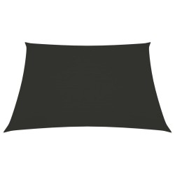 vidaXL Toldo de vela cuadrado tela Oxford gris antracita 2,5x2,5 m