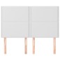 vidaXL Cabeceros 4 unidades cuero sintético blanco 72x5x78/88 cm vidaXL Cabeceros 4 unidades cuero sintético blanco 72x5x78/88 cm