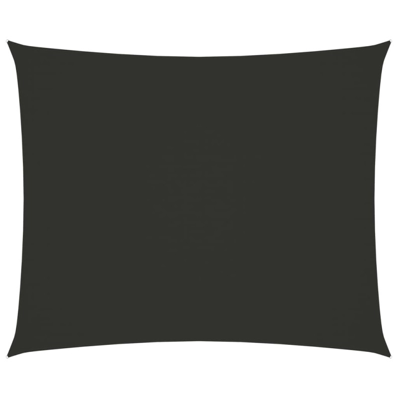 vidaXL Toldo de vela rectangular tela Oxford gris antracita 6x7 m vidaXL Toldo de vela rectangular tela Oxford gris antracita 6x7 m