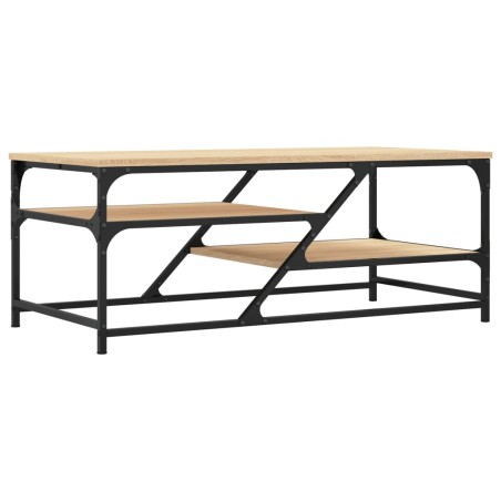 vidaXL Mesa de centro madera de ingeniería roble Sonoma 100x49x40 cm