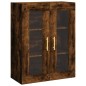 vidaXL Aparador alto madera contrachapada roble ahumado 69,5x34x180 cm vidaXL Aparador alto madera contrachapada roble ahumado 69,5x34x180 cm