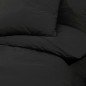 vidaXL Juego de funda nórdica microfibra ligera negro 220x240 cm vidaXL Juego de funda nórdica microfibra ligera negro 220x240 cm