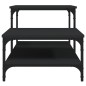 vidaXL Mesa de centro madera contrachapada negro 100x50,5x45 cm vidaXL Mesa de centro madera contrachapada negro 100x50,5x45 cm