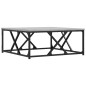 vidaXL Mesa de centro madera contrachapada gris Sonoma 70x70x30 cm