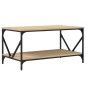 vidaXL Mesa de centro madera contrachapada roble Sonoma 90x50x45 cm vidaXL Mesa de centro madera contrachapada roble Sonoma 90x50x45 cm