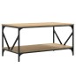vidaXL Mesa de centro madera contrachapada roble Sonoma 90x50x45 cm vidaXL Mesa de centro madera contrachapada roble Sonoma 90x50x45 cm