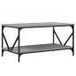 vidaXL Mesa de centro madera contrachapada gris Sonoma 90x50x45 cm vidaXL Mesa de centro madera contrachapada gris Sonoma 90x50x45 cm