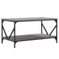 vidaXL Mesa de centro madera contrachapada gris Sonoma 90x50x45 cm vidaXL Mesa de centro madera contrachapada gris Sonoma 90x50x45 cm