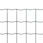 vidaXL Set de euro valla acero verde 25x1,5 m vidaXL Set de euro valla acero verde 25x1,5 m