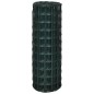 vidaXL Set de euro valla acero verde 25x1,5 m vidaXL Set de euro valla acero verde 25x1,5 m