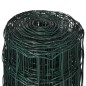 vidaXL Set de euro valla acero verde 25x1,5 m vidaXL Set de euro valla acero verde 25x1,5 m