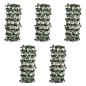 vidaXL Valla enrejada de sauce 5 piezas hojas artificiales 180x90 cm vidaXL Valla enrejada de sauce 5 piezas hojas artificiales 180x90 cm