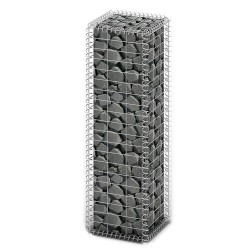 vidaXL Cesta para muro de gaviones de alambre galvanizado 100x30x30 cm 