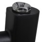 vidaXL Radiador toallero de baño curvo negro 500 x 1160 mm vidaXL Radiador toallero de baño curvo negro 500 x 1160 mm