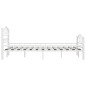 vidaXL Estructura de cama metal blanco 120x200 cm vidaXL Estructura de cama metal blanco 120x200 cm