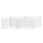 vidaXL Cesta de muro de gaviones acero galvanizado 120x30x50 cm vidaXL Cesta de muro de gaviones acero galvanizado 120x30x50 cm