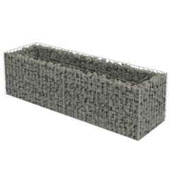 vidaXL Arriate de gaviones de acero 180x50x50 cm