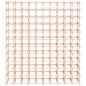 vidaXL Botellero para 120 botellas madera maciza pino 112,5x23x123,5cm vidaXL Botellero para 120 botellas madera maciza pino 112,5x23x123,5cm