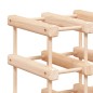 vidaXL Botellero para 120 botellas madera maciza pino 112,5x23x123,5cm vidaXL Botellero para 120 botellas madera maciza pino 112,5x23x123,5cm