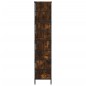 vidaXL Estantería de madera de ingeniería roble ahumado 78,5x33x153 cm vidaXL Estantería de madera de ingeniería roble ahumado 78,5x33x153 cm