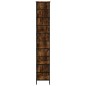 vidaXL Estantería de madera ingeniería roble ahumado 78,5x33x188,5 cm vidaXL Estantería de madera ingeniería roble ahumado 78,5x33x188,5 cm