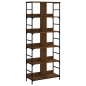 vidaXL Estantería de madera ingeniería marrón roble 78,5x33x188,5 cm vidaXL Estantería de madera ingeniería marrón roble 78,5x33x188,5 cm
