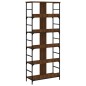 vidaXL Estantería de madera ingeniería marrón roble 78,5x33x188,5 cm vidaXL Estantería de madera ingeniería marrón roble 78,5x33x188,5 cm