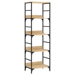 vidaXL Estantería de madera de ingeniería roble Sonoma 50x33x153 cm