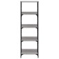 vidaXL Estantería de madera de ingeniería gris Sonoma 50x33x153 cm vidaXL Estantería de madera de ingeniería gris Sonoma 50x33x153 cm