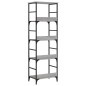 vidaXL Estantería de madera de ingeniería gris Sonoma 50x33x153 cm vidaXL Estantería de madera de ingeniería gris Sonoma 50x33x153 cm