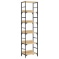 vidaXL Estantería de madera ingeniería roble Sonoma 50x33x188,5 cm vidaXL Estantería de madera ingeniería roble Sonoma 50x33x188,5 cm
