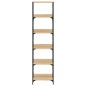 vidaXL Estantería de madera ingeniería roble Sonoma 50x33x188,5 cm vidaXL Estantería de madera ingeniería roble Sonoma 50x33x188,5 cm
