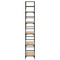 vidaXL Estantería de madera ingeniería roble Sonoma 50x33x188,5 cm vidaXL Estantería de madera ingeniería roble Sonoma 50x33x188,5 cm
