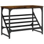 vidaXL Mueble zapatero madera de ingeniería roble ahumado 60x30x45 cm vidaXL Mueble zapatero madera de ingeniería roble ahumado 60x30x45 cm