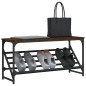 vidaXL Mueble zapatero madera de ingeniería marrón roble 90x30x45 cm vidaXL Mueble zapatero madera de ingeniería marrón roble 90x30x45 cm