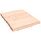 vidaXL Encimera de baño madera maciza sin tratar 40x50x(2-4) cm vidaXL Encimera de baño madera maciza sin tratar 40x50x(2-4) cm