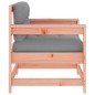 vidaXL Sillones de jardín y cojines 2 uds madera maciza abeto Douglas vidaXL Sillones de jardín y cojines 2 uds madera maciza abeto Douglas