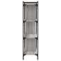 vidaXL Librería 4 estantes madera ingeniería gris Sonoma 76x32x123 cm vidaXL Librería 4 estantes madera ingeniería gris Sonoma 76x32x123 cm