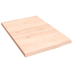 vidaXL Encimera de baño madera maciza sin tratar 40x60x2 cm