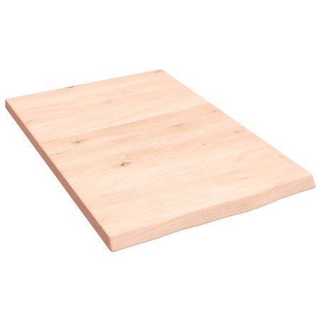 vidaXL Encimera de baño madera maciza sin tratar 40x60x2 cm