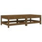 vidaXL Taburetes de jardín con cojines 2 uds madera pino marrón miel vidaXL Taburetes de jardín con cojines 2 uds madera pino marrón miel