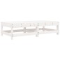 vidaXL Taburetes de jardín con cojines 2 uds madera maciza pino blanco vidaXL Taburetes de jardín con cojines 2 uds madera maciza pino blanco