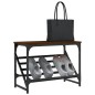 vidaXL Mueble zapatero madera de ingeniería marrón roble 60x30x45 cm vidaXL Mueble zapatero madera de ingeniería marrón roble 60x30x45 cm