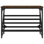 vidaXL Mueble zapatero madera de ingeniería marrón roble 60x30x45 cm vidaXL Mueble zapatero madera de ingeniería marrón roble 60x30x45 cm