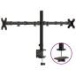 vidaXL Soporte para monitor doble acero negro VESA 75/100 mm vidaXL Soporte para monitor doble acero negro VESA 75/100 mm