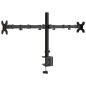 vidaXL Soporte para monitor doble acero negro VESA 75/100 mm vidaXL Soporte para monitor doble acero negro VESA 75/100 mm