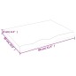 vidaXL Encimera de baño madera maciza sin tratar 80x60x(2-6) cm vidaXL Encimera de baño madera maciza sin tratar 80x60x(2-6) cm