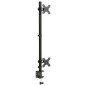 vidaXL Soporte para monitor doble acero negro VESA 75/100 mm vidaXL Soporte para monitor doble acero negro VESA 75/100 mm