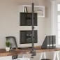 vidaXL Soporte para monitor doble acero negro VESA 75/100 mm vidaXL Soporte para monitor doble acero negro VESA 75/100 mm